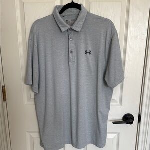 Under Armour Men's Gray Polo Shirt